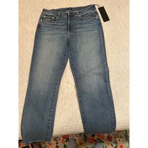 NWT EDWIN Bree Regular Hem Straight Leg Jeans Enigmatic Blue EW2031ICS Sz 32